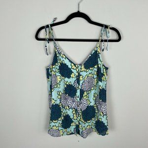 Draper James Magnolia Print Silk Camisole, Size 6